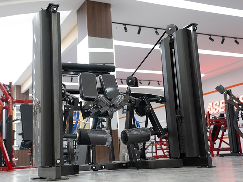 分动插片配重式跪姿屈腿训练器