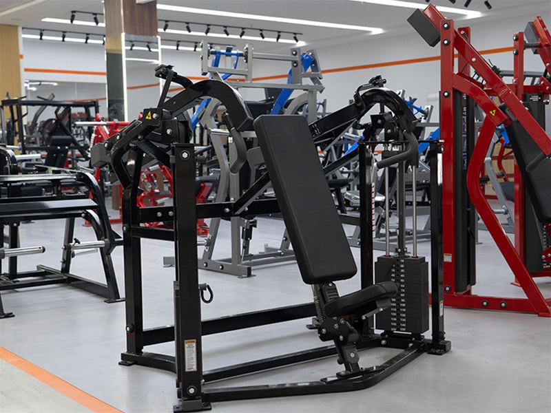 分动插片配重式推举肩训练器