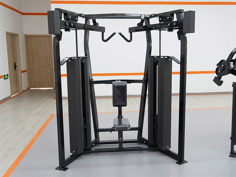 分动插片配重式划艇高拉力背肌训练器