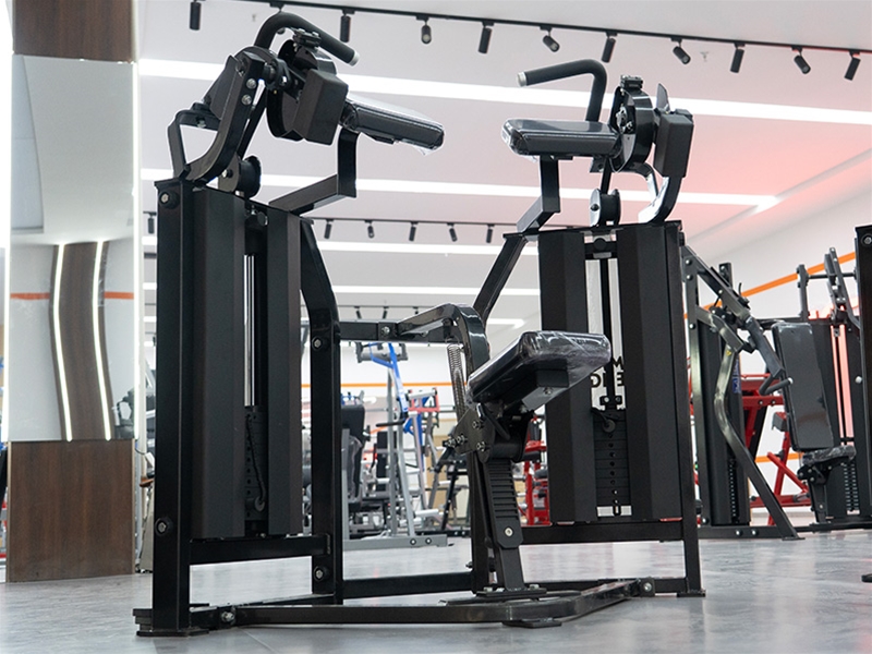 分动插片配重式二头肌屈曲训练器